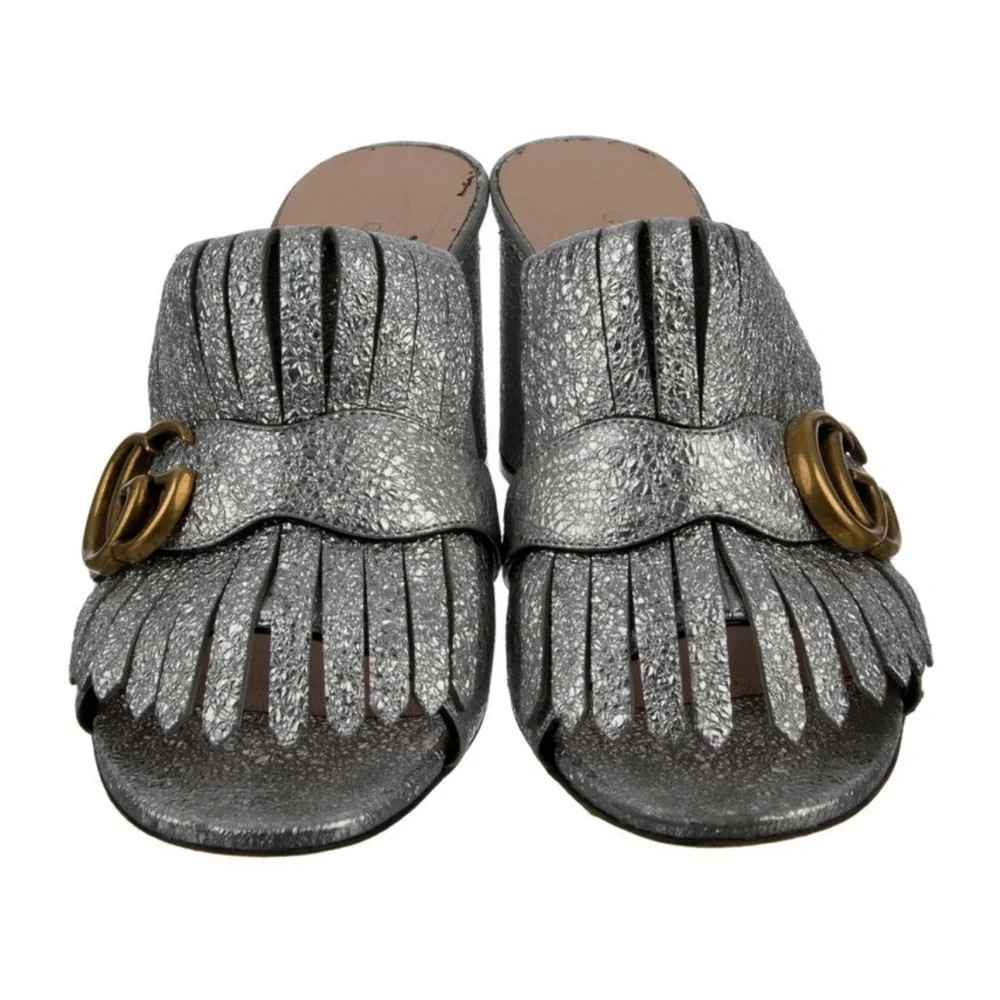 Gucci Leather Mules - Picture 2 of 5